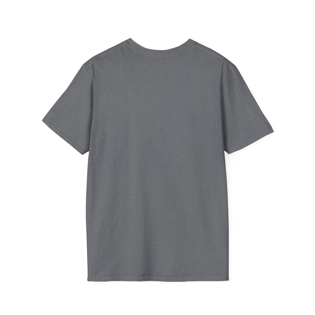 Pursuit of Fetch T-Shirt in heather gray showing the plain back view with no graphic.