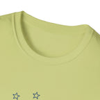 One Nation Under Dog T-Shirt in light green kiwi showing the plain back view with no graphic.