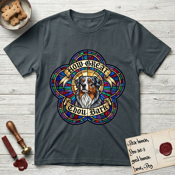 How Great Thou Bark t-shirts